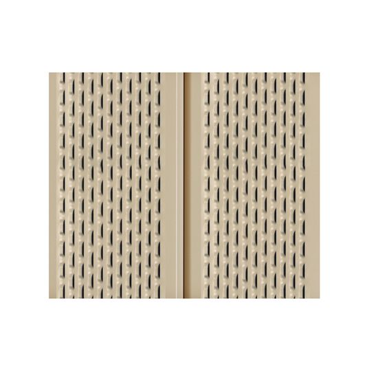 10" x 12' TruLine® HP-Series Double 5" Full Vent Aluminum Soffit