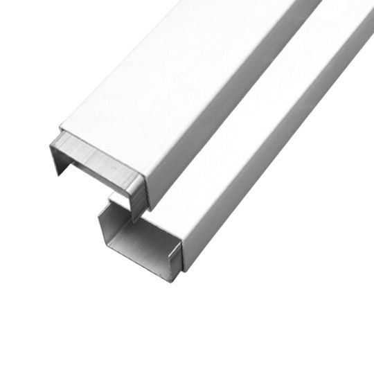 2" x 3" x 10' Tuscany Non-Routed Rail Section