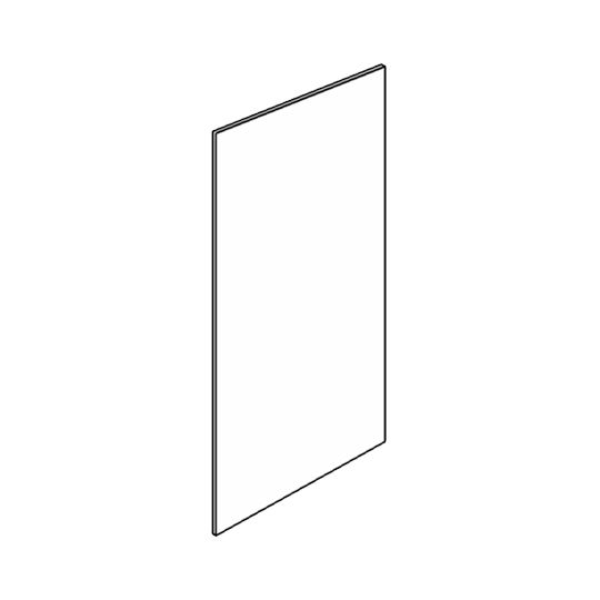 48" x 36" Plywood Veneer Finished End Panel