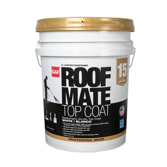 Roof Mate Top Coat - 5 Gallon Pail