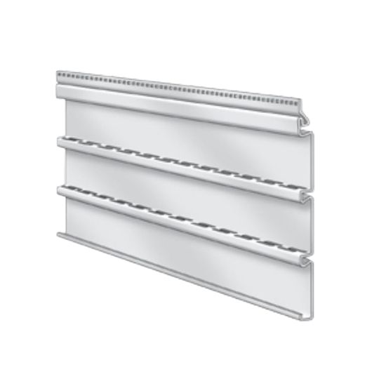Triple 3-1/3" Hidden Vent Designer Soffit - Matte Finish