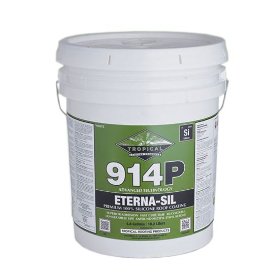 914 High Solids 100 Silicone Roof Coating - 5 Gallon Pail