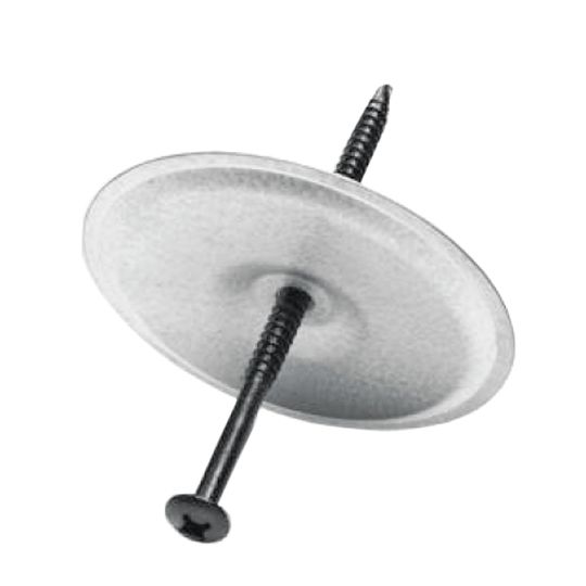 7" Perlok #12 Assembled Screw and Plate Pre-Assembled Fastener - Box of 250