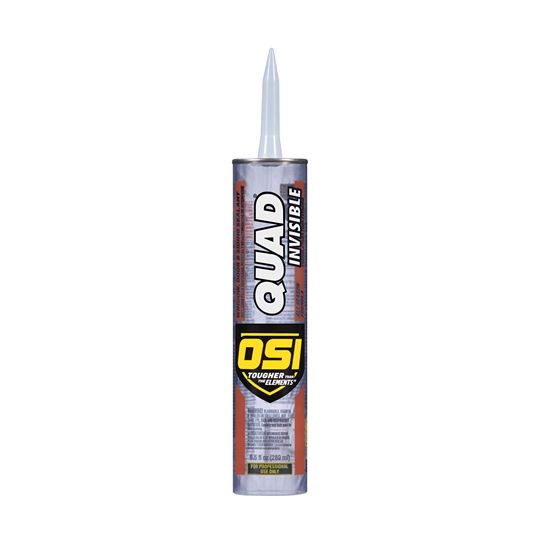 QUAD® Invisible Window, Door & Siding Sealant - 9.5 Fl. Oz. Cartridge
