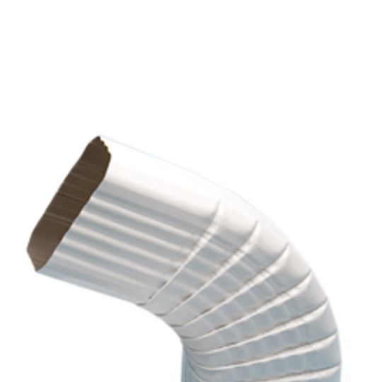 .019" 2" x 3" Aluminum B-Style Elbow