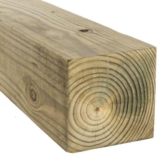 6" x 6" x 20' Treated Spruce