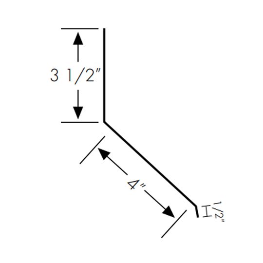 8" Steel Face Flashing