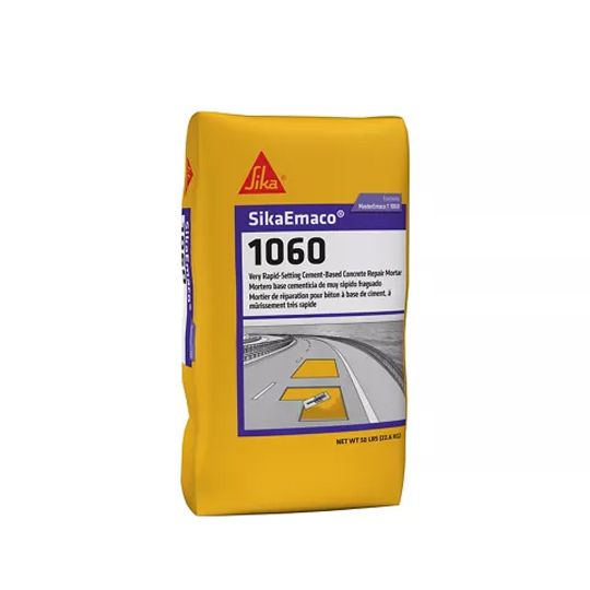 SikaEmaco® 1060 Very Rapid Setting Cement-Based Concrete Repair Mortar - 50 Lb. Bag