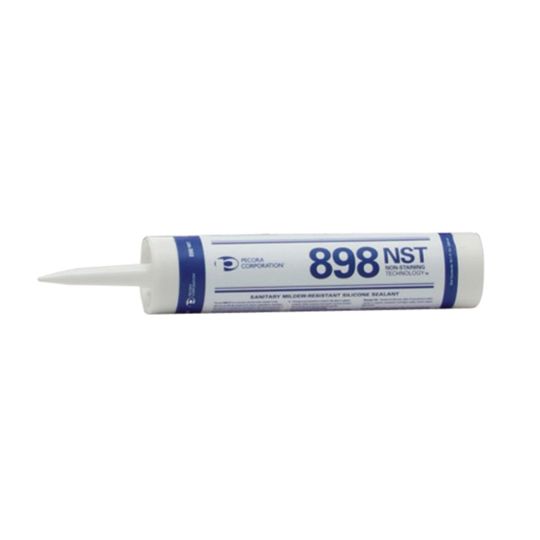 898NST Sanitary Mildew Resistant Silicone Sealant - 10.1 Oz. Tube