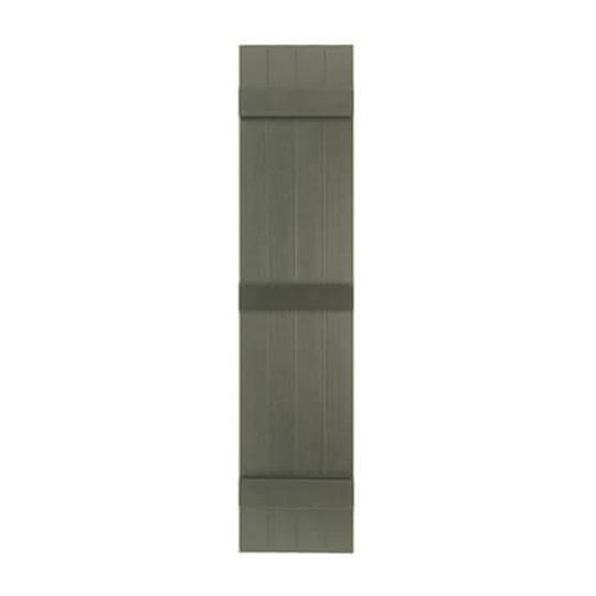 15" X 47" Board & Batten 4 Board Closed Shutter