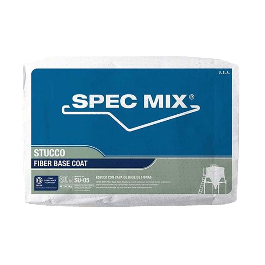 SPEC MIX® Fiber Base Coat Stucco - 80 Lb. Bag