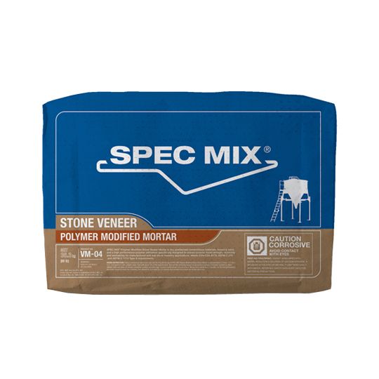 SPEC MIX® Polymer Modified Stone Veneer Mortar - 80 Lb. Bag