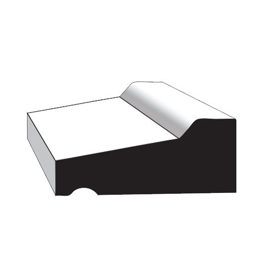 1-5/8" x 11/16" x 16' Drip Cap Moulding