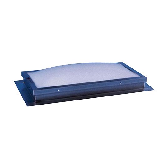 24" x 48" Double Dome Self Flashing Bronze Frame Skylight with White/Clear Glazing