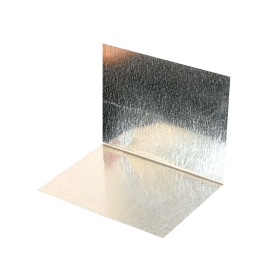 2-1/2" x 2-1/2" x 7" Economy Formed Aluminum Flashing Shingles - Bundle of 100