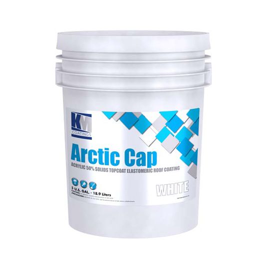 Arctic Cap Topcoat Elastomeric Roof Coating - 5 Gallon Pail