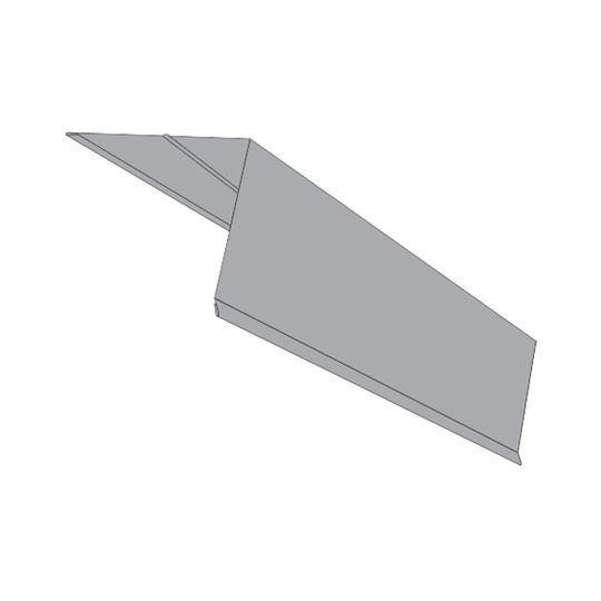 26 Gauge 2" x 4" Gutter Apron