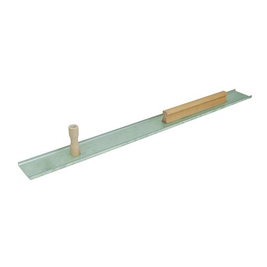 48" Double Serrated Edge Plaster Darby with Keyhole Handle