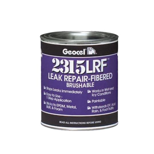 2315 Leak Repair-Fibered Brushable Coating - 1 Pint Can