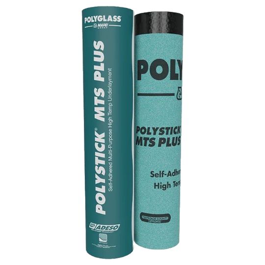 Polystick® MTS Plus Self-Adhered High Temperature Roof Underlayment