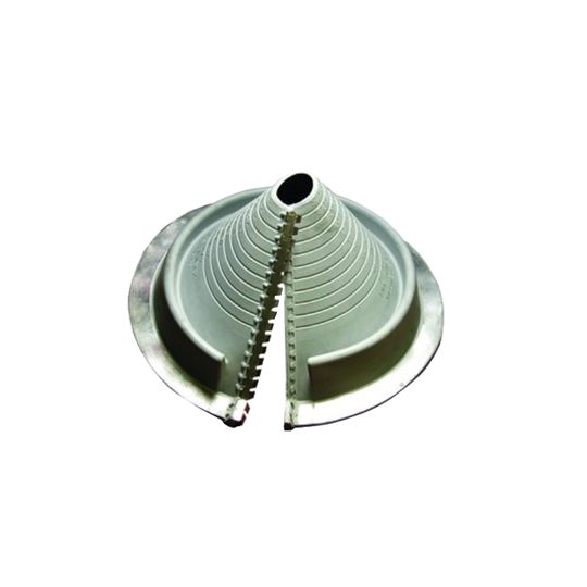 1/4" - 2-1/2" DekTite® #1 Round Base EPDM Pipe Flashing