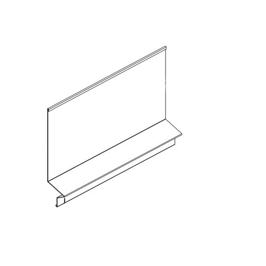 Aluminum "STX" Stucco Reglet with Polyester Coating