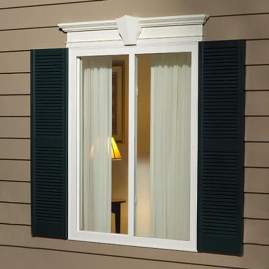 12" x 51" Standard Open Louvered Shutter
