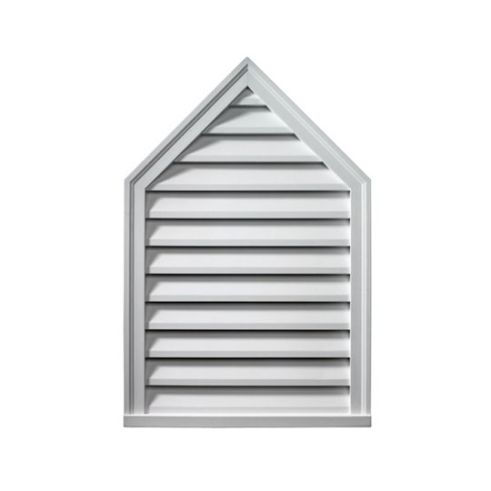 18" x 30" Functional Peaked Louver - 9/12 Pitch