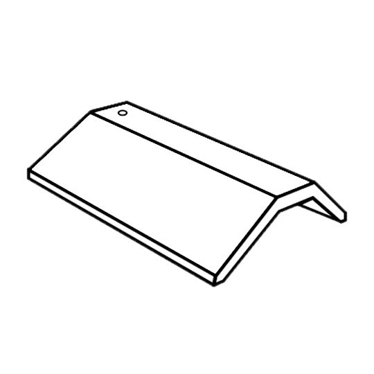 Saxony 900 Slate 3-Sided Ridge Tile