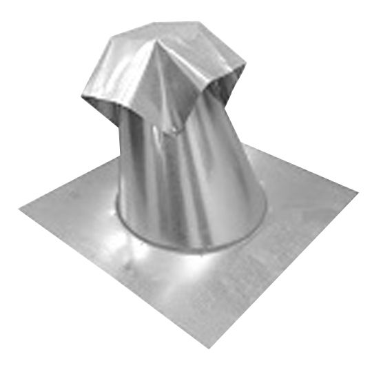 4" Galvanized Flat Roof Jack
