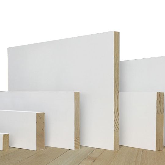 (S4SSE5/4X8) 5/4" x 8" x 16' Traditional Primed Smooth Surface 4 Sides Trim Board