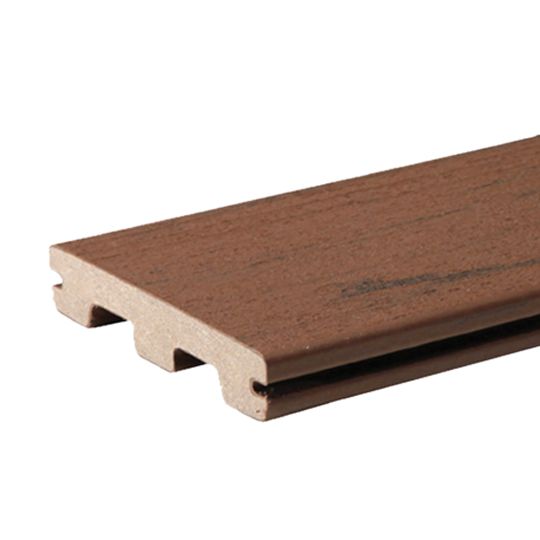 1" x 6" x 20' Terrain Square Edge Scalloped Decking Board