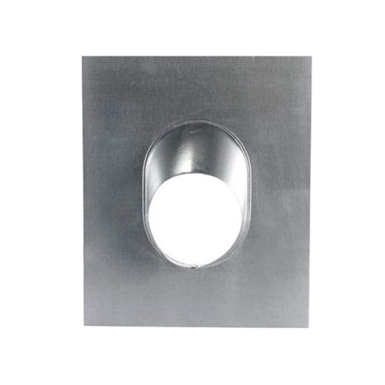 3" Round Type "B" Gas Vent Adjustable Roof Flashing - Flat to 6/12 Slope