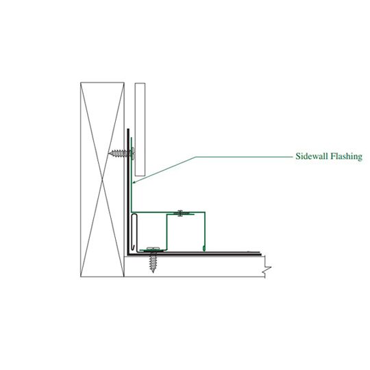 10'2" Everloc Side Wall Flashing