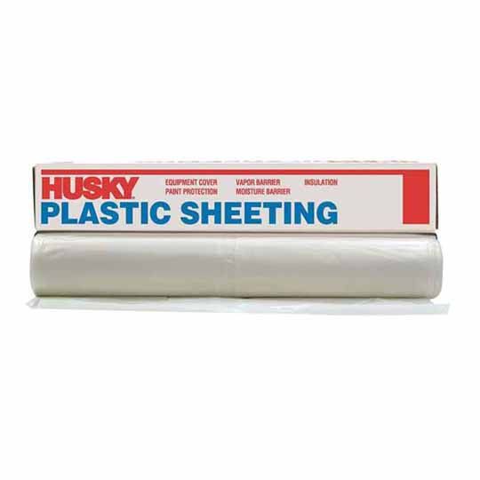 4 mil x 9'4" x 100' Polyethylene Flame Retardant Sheeting