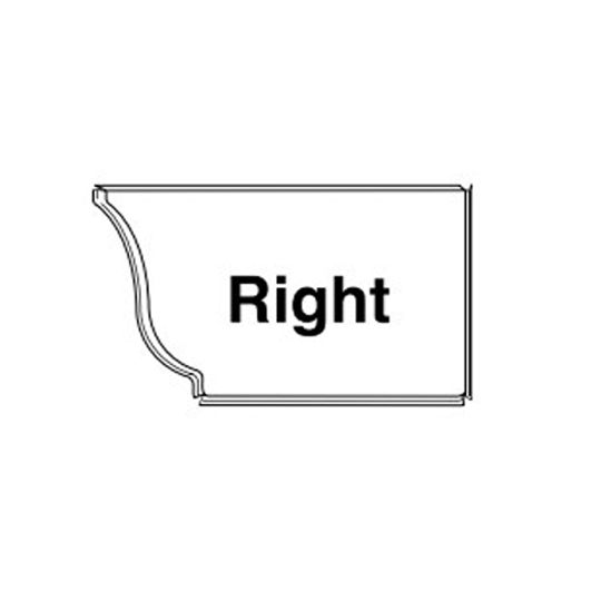 5" Aluminum Right End Cap