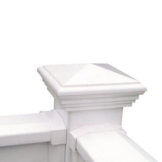 36" St. James I Flat 5'-Section Square Pickets