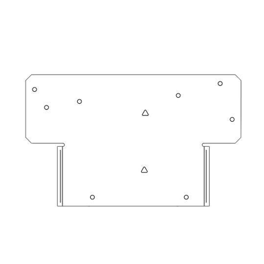 18 Gauge 6x AC6Z Two-Piece Adjustable Right Post Cap with ZMAX® Coating