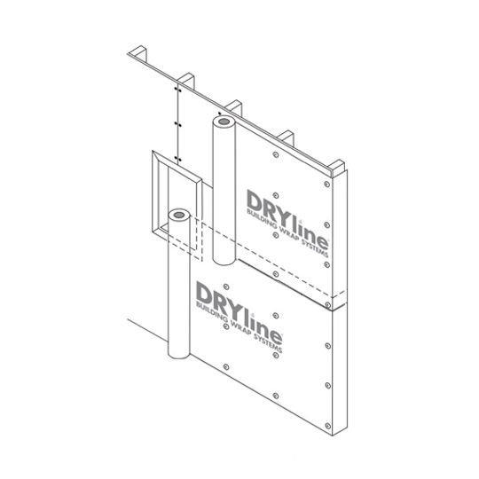 9' x 150' DRYline® HP Building Wrap