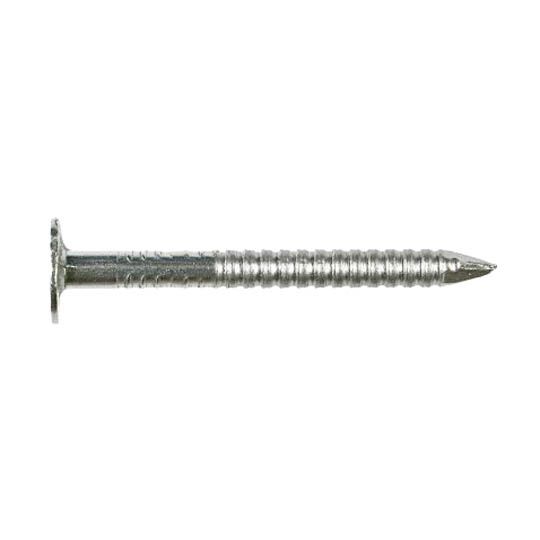 10 Gauge 3" (10d) Type 304 Stainless Steel Ring Shank Roofing Nails - 5 Lb. Box