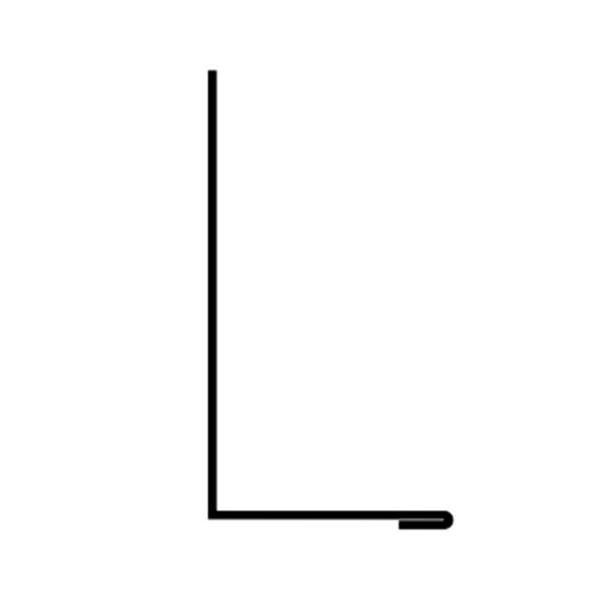 26 Gauge CH18 Side Chimney Flashing