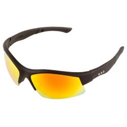 Breakout Mirror Safety Glasses Black Red