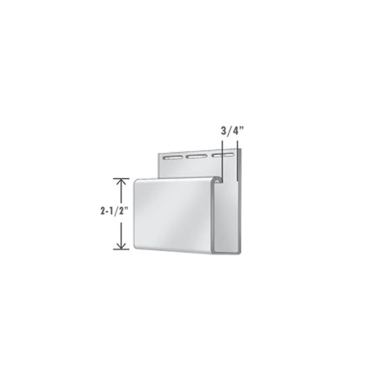 2-1/2" Wide Face J-Channel