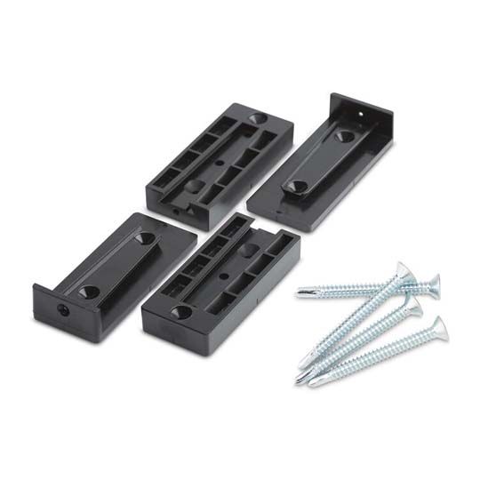 2" x 4" Shadow Rail Connector for Wood Railing System with Fixed 35° Angle - Pack of 2