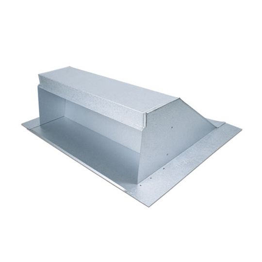 24 Gauge x 4' Flat Off Ridge Vent Tile