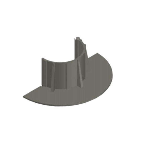 4.0" Round "E" Curb