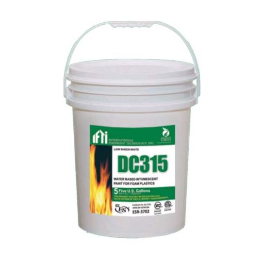 DC315 Water-Based Fireproof Foam Paint - 5 Gallon Pail