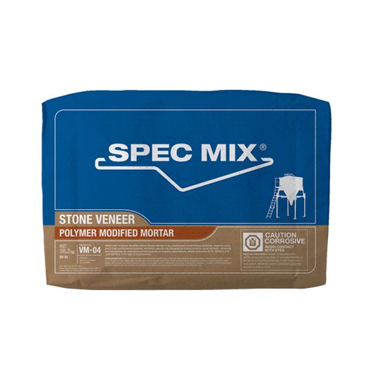SPEC MIX® Stone Veneer Mortar Polymer-Modified Formula - 80 Lb. Bag