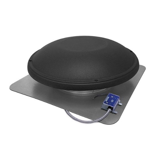MasterFlow® Roof-Mounted Power Attic Vent with Humidistat/Thermostat - 1,500 CFM