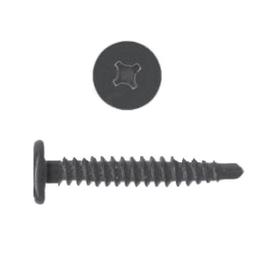 #14-13 x 1-1/2" DP1 Concealor Low Profile Clip Fastener with #2 Square Recess - Bag of 500